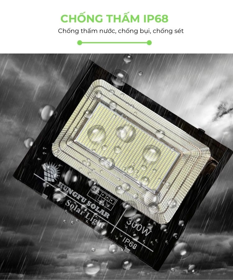 Đèn năng lượng mặt trời 300W